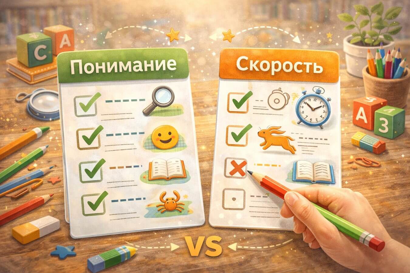 Баланс: понимание важнее скорости